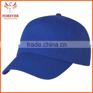 Hot Selling Unstructured Crown Caps 5 Panel Royal Blue Polyester Hat Custom Logo Baseball Cap photo-6
