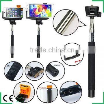 Wireless Bluetooth Monopod Z07-5 selfie stick Extendable Tripod With Shutter Release Over ios 4.0 android 3.0 Smartphone