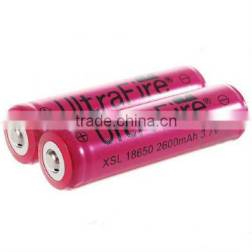 Ultrafire battery 18650 2600mAh battery rechargeable battery