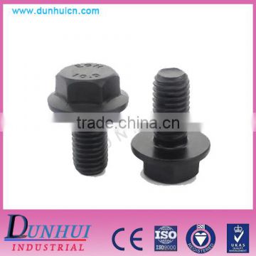 Galvanized boiled black hex flange bolts