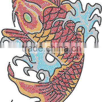 factory direct hot fix rhinestones hot fix motif rhinestone heat transfers