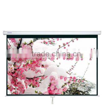 4:3 100" tubular motor roll up projection screen