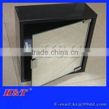 Fine workmanship stainless steel medicine cabinet with glass door