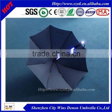 Wholesale cheap custom printing led light fluorescent umbrella