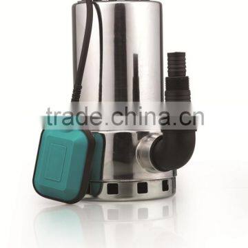 CE GS REACH 400W stainless steel sewage water pump with float control