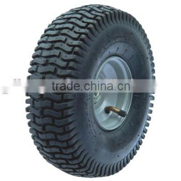 $30000 Trade Assurance turf pattern 16"x6.50-8 pneumatic / air wheel for wheelbarrow and lawnmover