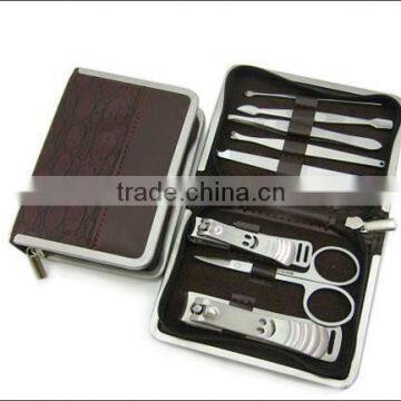 Hot Sale stainless steel manicure set&nail clipper set,professional manicure pedicure set