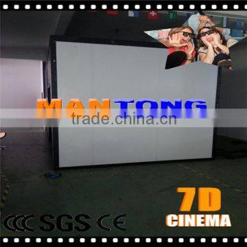 Woo!! Popular 5D Cinema With 3d Glasses Including the Outside Cabin/box/amazing High Technology Blue 5d Cinema
