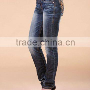 jeans with rhinestones denim jeans made in china girls sexy tight jeans pants