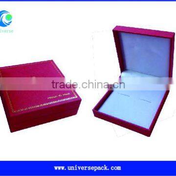 Packing Boxes Red Hot Stamping Jewelry Box For Best Selling Goods