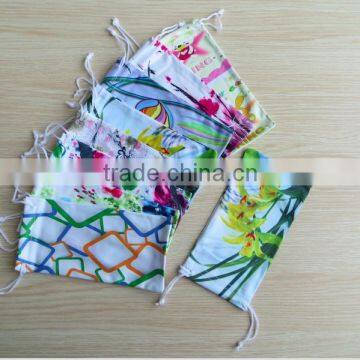 heat transfer printing microfiber pouch
