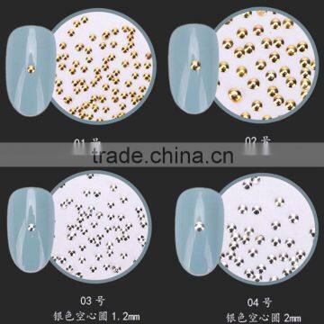 2016 New Trendy 68 Designs Nail Art Stencil, 3D Alloy Rivet Nail Art Decoration photo-4