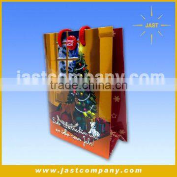 New Year Custom Musical Gift Bags, Paper Offset Printing Musical Gift Bags