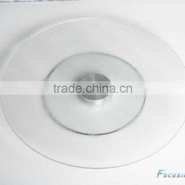 Clear Tempered Glass Lazy Susan/cake plate