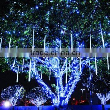 High Quality Commercial Grade 12V Sparkling LED Falling Meteor Tube