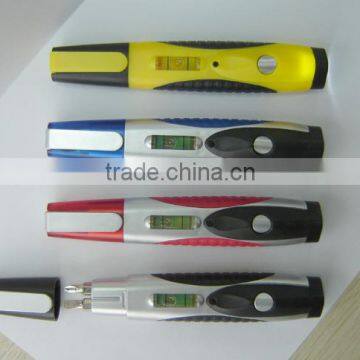 plastic lighted multifunctional screwdriver with keychain