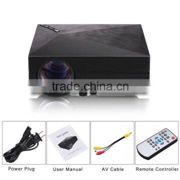 Hot selling GM60 Portable Mini Home theater LED Projector support WiFi connect , with HDMI USB AV VGA SD port