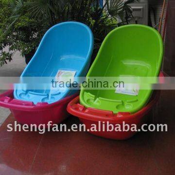 plastic lovely baby bathtub