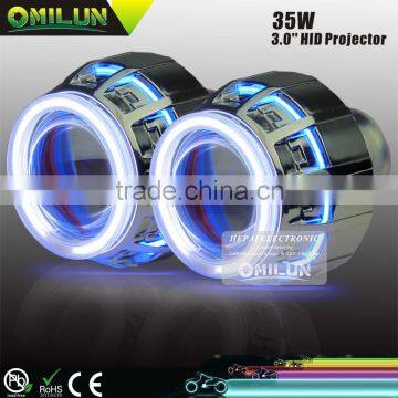 Double ring BI xenon projector lens