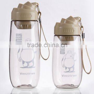 BPA Free gift filter plastic water bottle colorful space cup