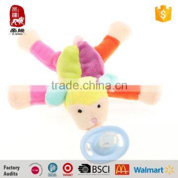 Amazon Resource Plush Toy Funny Pacifier With Plush Toy Infant Pacifier photo-3
