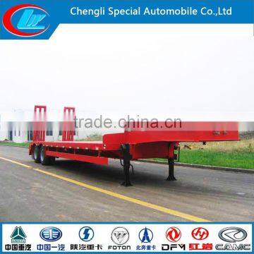 High Quality Lowbed Trailers With Ramps Hot Sale Gooseneck Flatbed Trailers Flatbed Semi Trailer