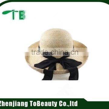 Girls bowknot straw hats sun hats on sale for travelling