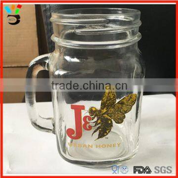 16 oz mason glass jar for honey