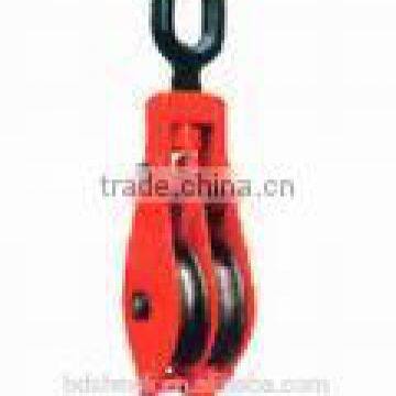 pulley block double with oval eye B type