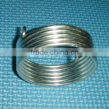 hardness yellow zinc plated wire coil spring