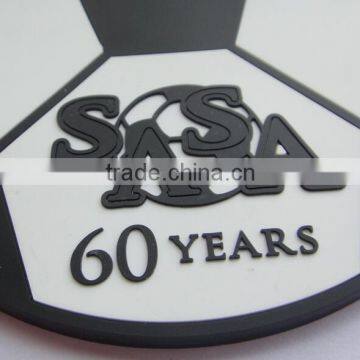 Custom Creative 2D Baskball Football Shape Cheap Plastic Luggage Tags 3D Logo Name Tags photo-4
