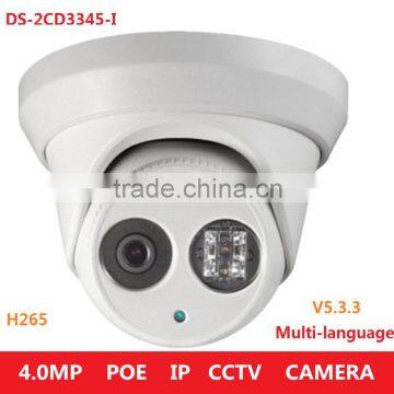 Full HD 4MP Multi-language V5.3.3 CCTV Camera DS-2CD3345-I POE ONVIF Support Waterproof Camera H.265