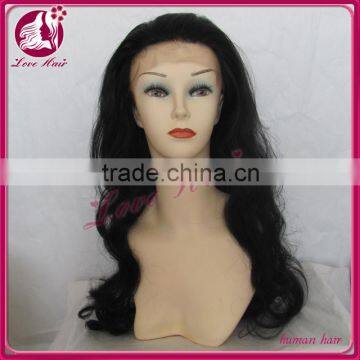 beautiful human hair wigs glueless full lace wigs 100% unprocessed brazilian virgin hair with baby hair