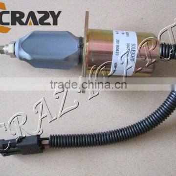 3935650 6CT flameout solenoid, excavator spare parts