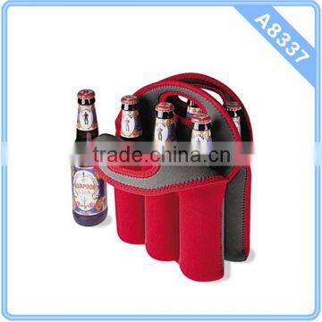 Koosie Bottle With Your Own Logo-6 Pack Wine Holder