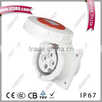 CB IP67 32A ZH234 400V 32A, 3P+E industrial plug and socket