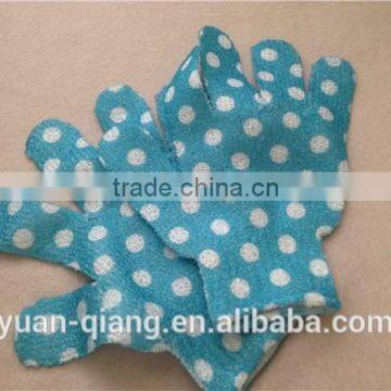 Skin Care Exfoliating Round Dots Body Bath Glove photo-5