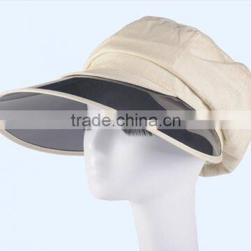 Professional custom 100% cotton sun hat, the lady bicycle cap