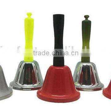 Metal Hand Bell With Wooden Handle in Custom Color for Celebration