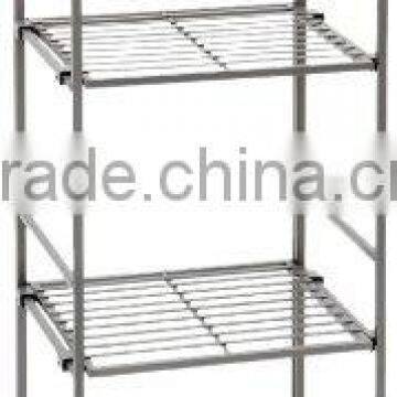 4-Tier Iron Square Tower Shelving