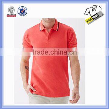 Custom Dry Fit Cotton/ Polyester Mens Plain Polo Shirt With Custom Design