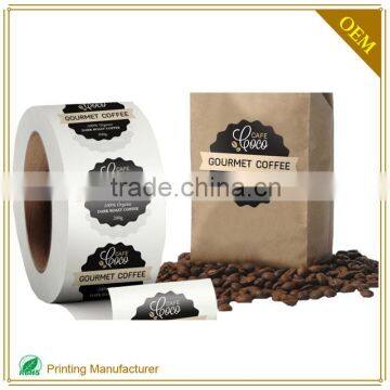 Newest Fashion Accessory Back Neck Labels For Coffee Bags Manufacturer