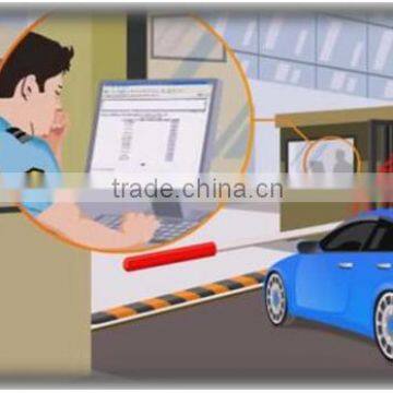 Distant Reading Car Park System with Rfid Uhf Passive Tags