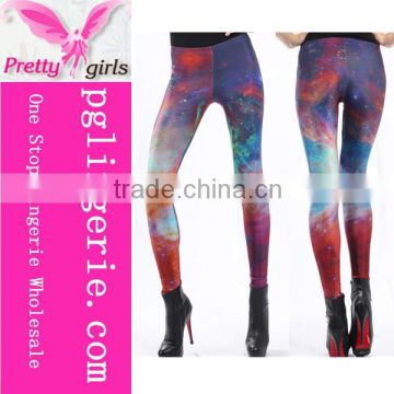 New Tights Spandex Galaxy Print Leggings for girl