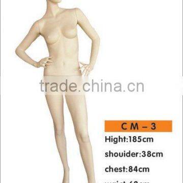 European lifelike female mannequin for apparel display