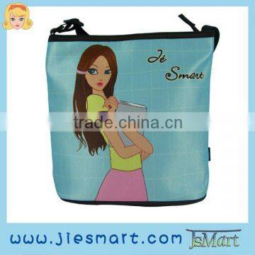 JSMART square messenger bag printing bag giftware micofiber bags