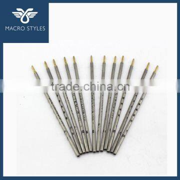 Top quality metal pen for leather marking, silver refill marking pen