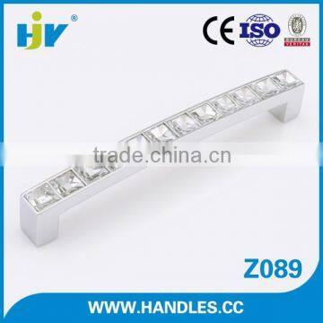 Shenzhen hardware products colorful vanity jeweled drawer pulls