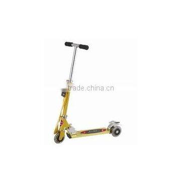 Kick Scooter/foot scooter/mini scooter/children scooter(HL-604) Aluminum and Iron Three PVC flash Wheel