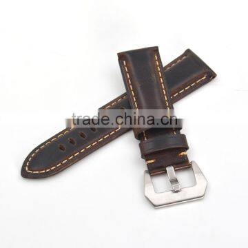 High Quality Bamboo Matte Genuine leather Watch Band Fashion Men's Leisure Watch Band Belt